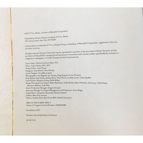 Cooking Light Cooking That Counts 1200 to 1500 Calorie Meal Plans 2017 Trade PB - Picture 3 of 8